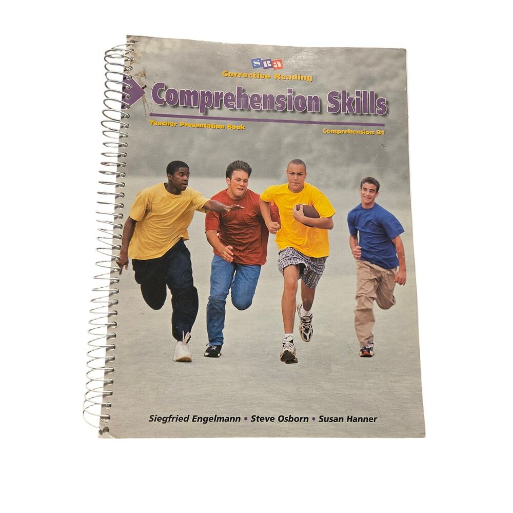 SRA Corrective Reading TEACHER Presentation Book Comprehension B1 Engelmann